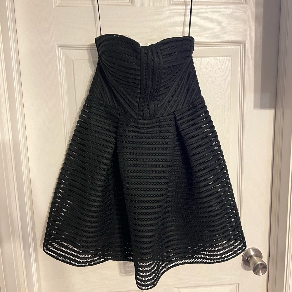 Strapless Black Dress